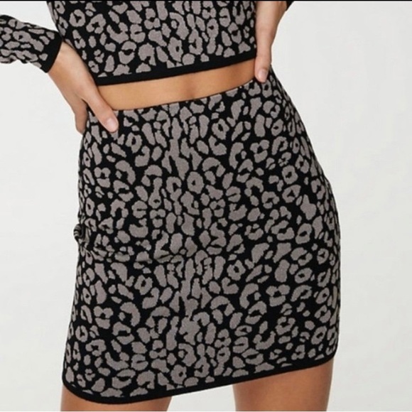 Sunday Best Dresses & Skirts - Aritzia Sunday best leopard print skirt S